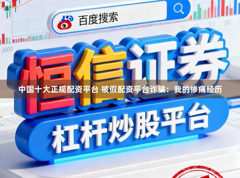 中国十大正规配资平台 被假配资平台诈骗：我的惨痛经历
