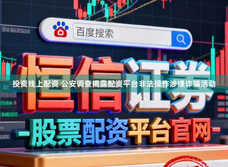 投资线上配资 公安调查揭露配资平台非法操作涉嫌诈骗活动